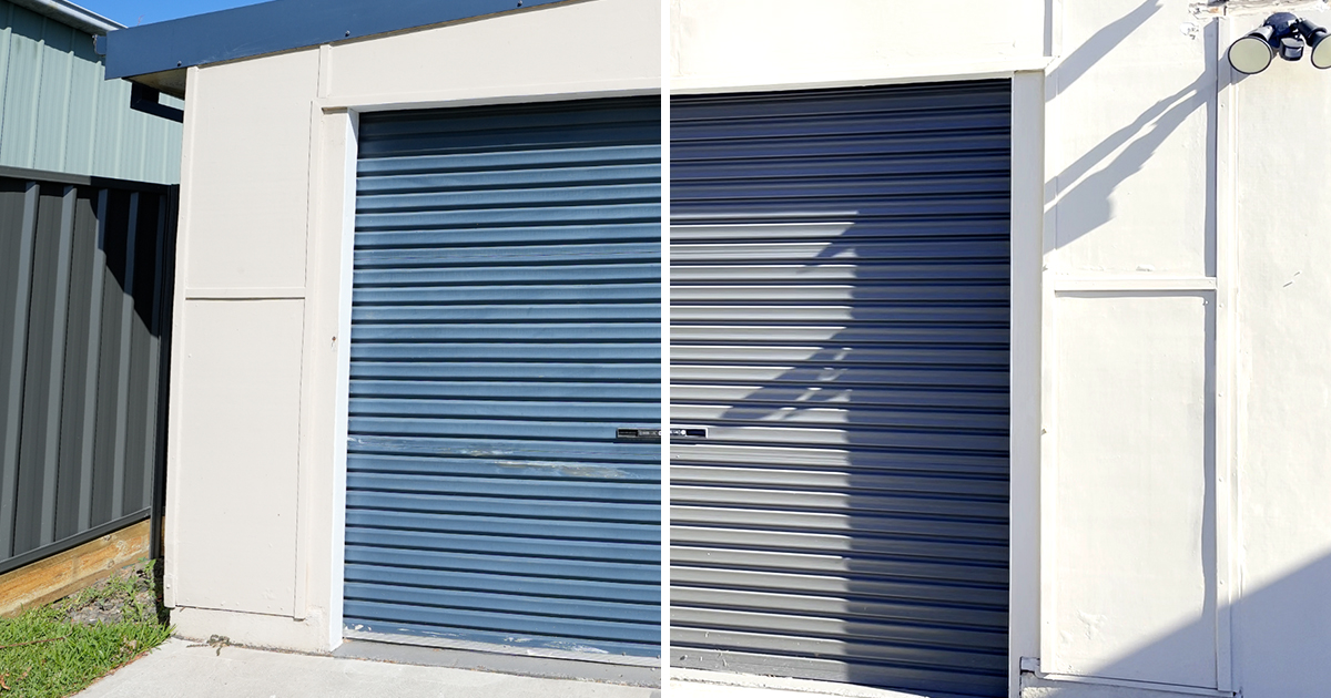 Refresh A Garage Door With Paint